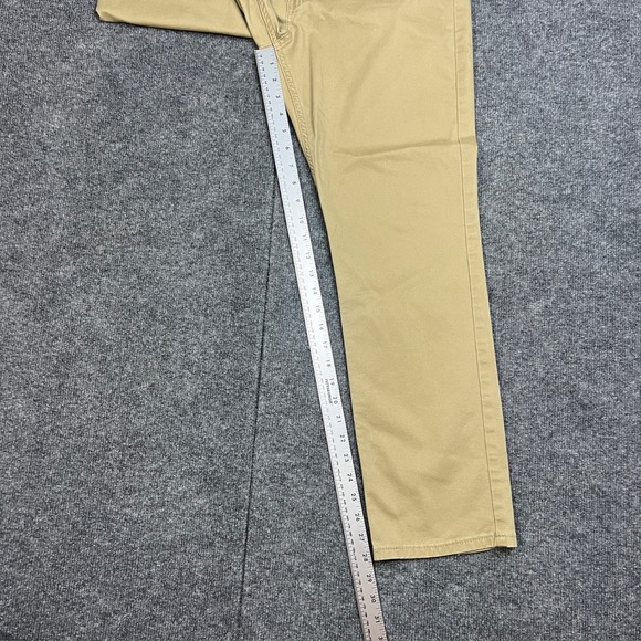 Levi's 511 Slim Fit Pants Men's 34x30 All Seasons Tech Twill Chinos Tan Khaki - Picture 9 of 13